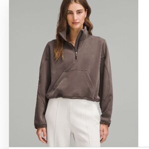 Brushed softstream half zip *like new”